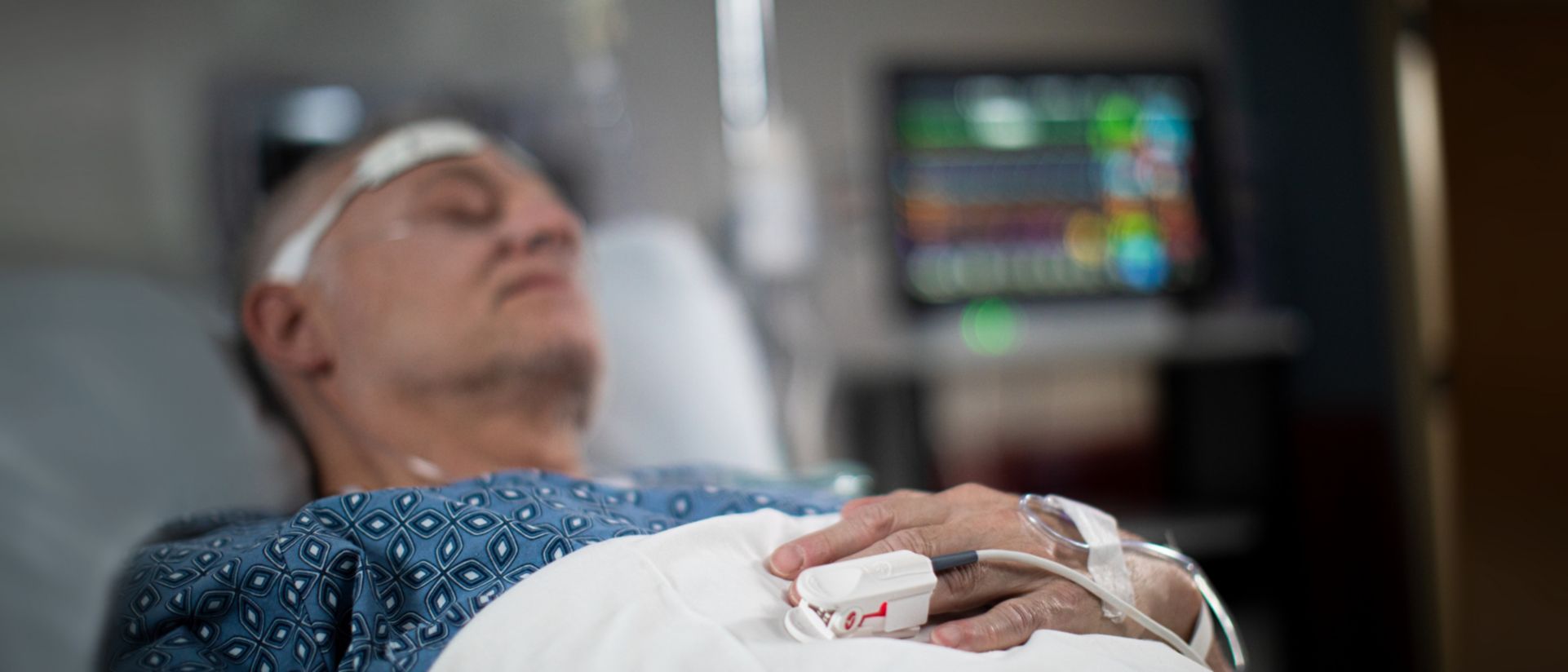 Patient sleeping peacefully