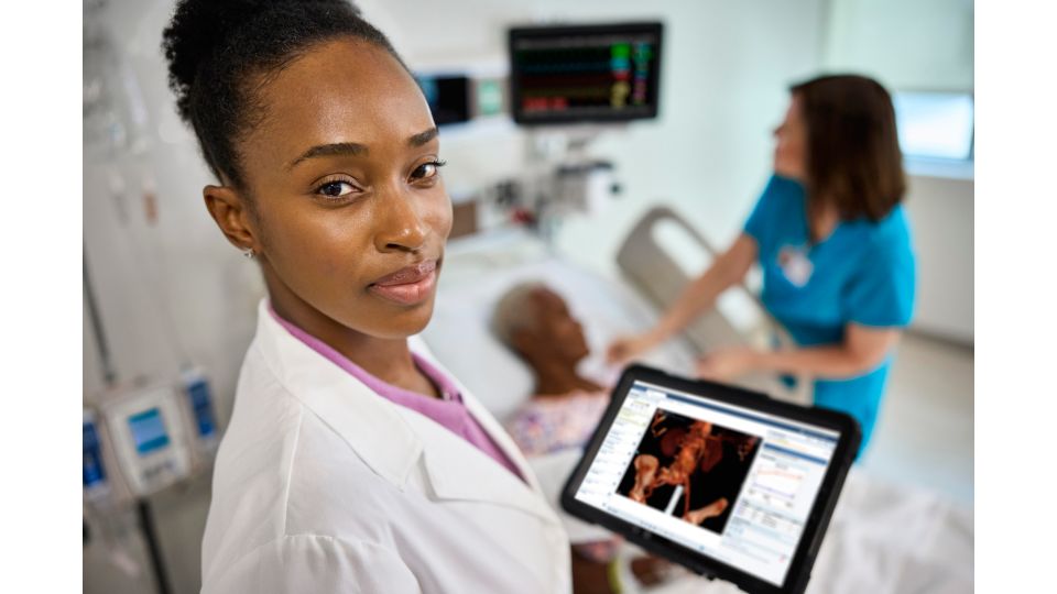 Doctor at bedside