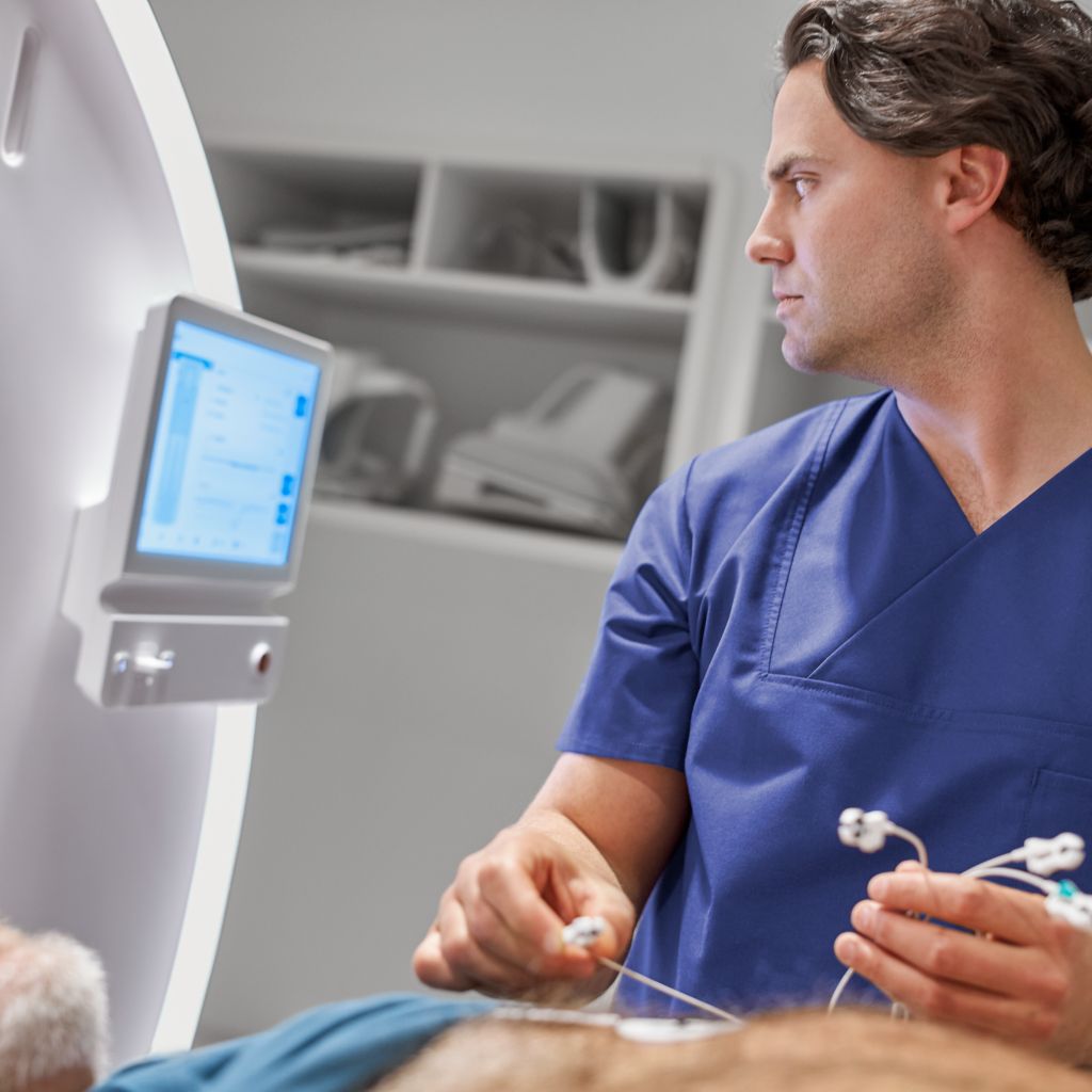 Guided patient set-up with VitalScreen