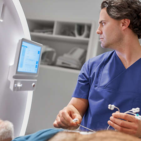 Guided patient set-up with VitalScreen