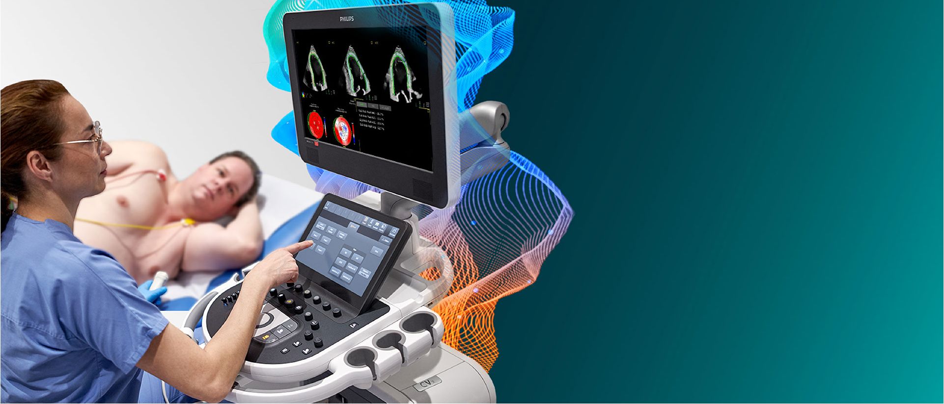Clinician using Affiniti CVx