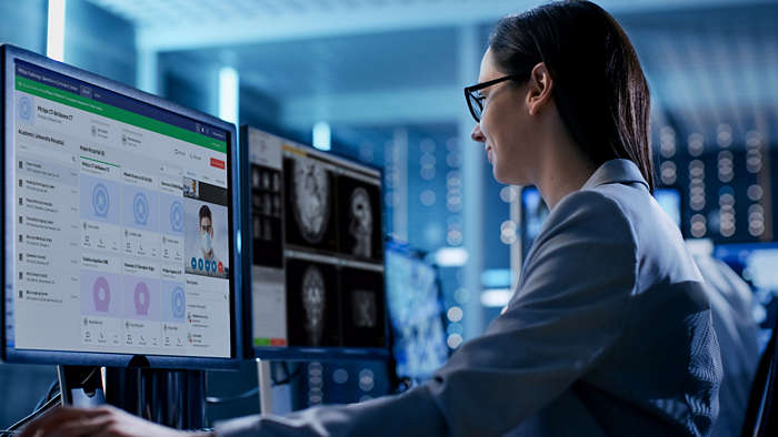 The Radiology Operations Command Centre interface