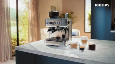 Support movie that explains how to brew your espresso and froth your milk with the Barista Brew SEMI-AUTO Espresso series