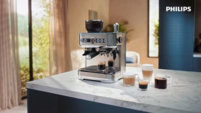 Support movie that explains how to install Philips Barista Brew SEMI-AUTO Espresso series