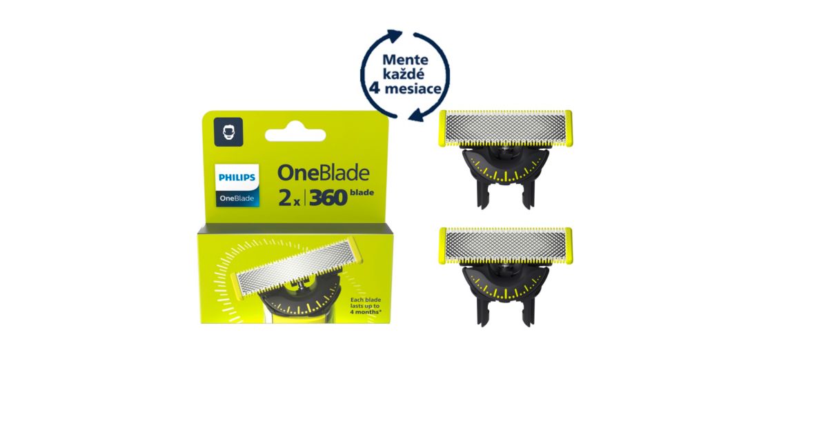 OneBlade 360 náhradná čepeľ QP420/50 - hlavný produktový obrázok Philips