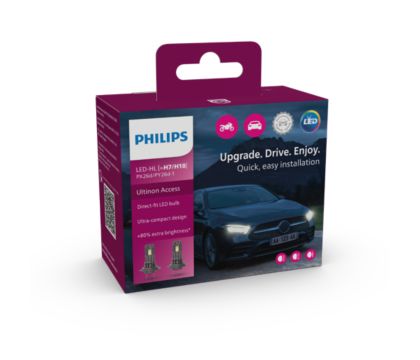 2x ampoules LED H3 Philips Ultinon Access U2500 - 11336U2500C2