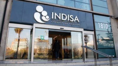 Clínica INDISA entrance in Santiago Chile