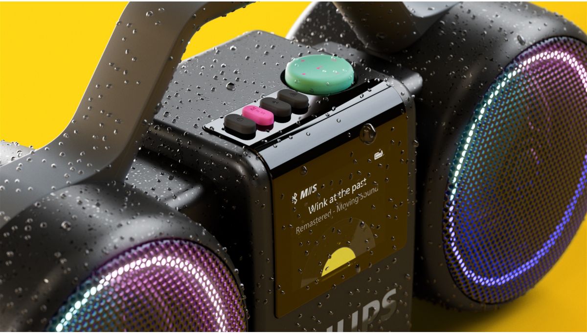 PHILIPS MS60 The Roller IP67 防塵防水設計與彩色顯示螢幕