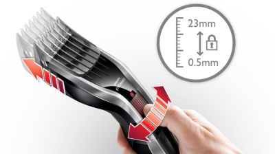 Easy to select and lock in 24 length settings
