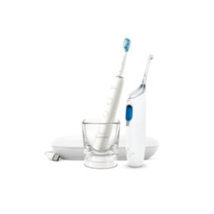 AirFloss Pro/Ultra Zestaw szczoteczka z irygatorem