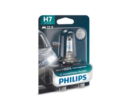 Philips X-TremeVision Pro150 H7 55W Two Bulbs Head Light Low Beam