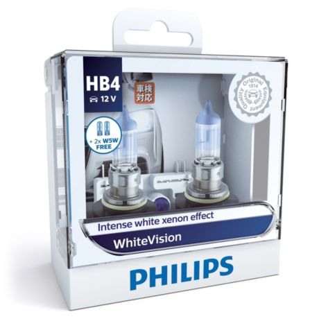 9006WHVSM WhiteVision หลอดไฟหน้ารถ