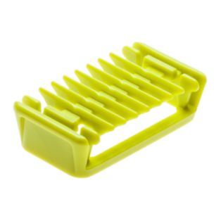 Body groomer comb