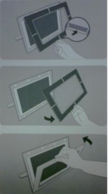 Removing the front frame of Philips Photoframe