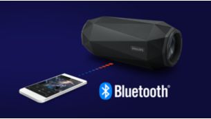 Wireless music streaming via Bluetooth