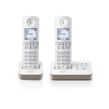 D4052WC/FR  Téléphone fixe sans fil avec répondeur
