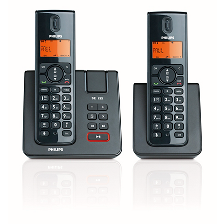 SE1552B/38  Schnurloses Telefon mit Anrufbeantworter