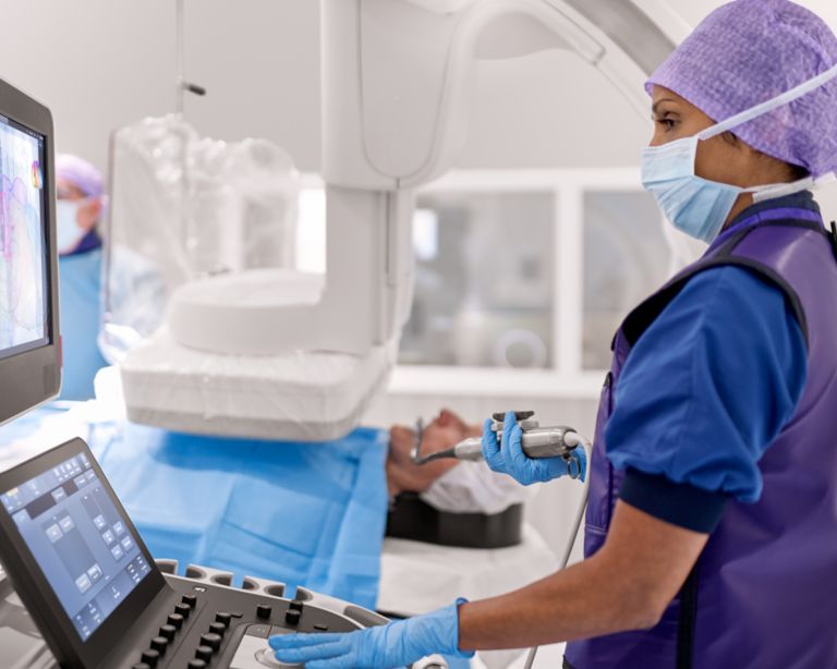 Technician with EPIQ cvxi ultrasound thumbnail