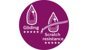 Philips ironing foot for the best glide and scratch resistance