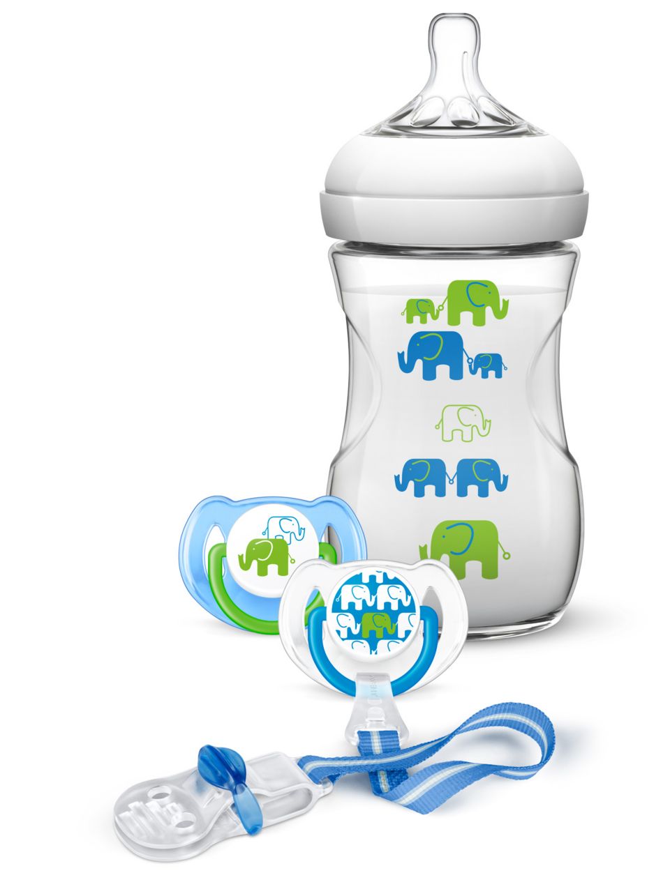 Avent Set De Tetero Anticolicos Y Chupos Bebe Oferta Regalo Color Verde Ref  Elefante SCD-627 - La Tiendita del Bebé