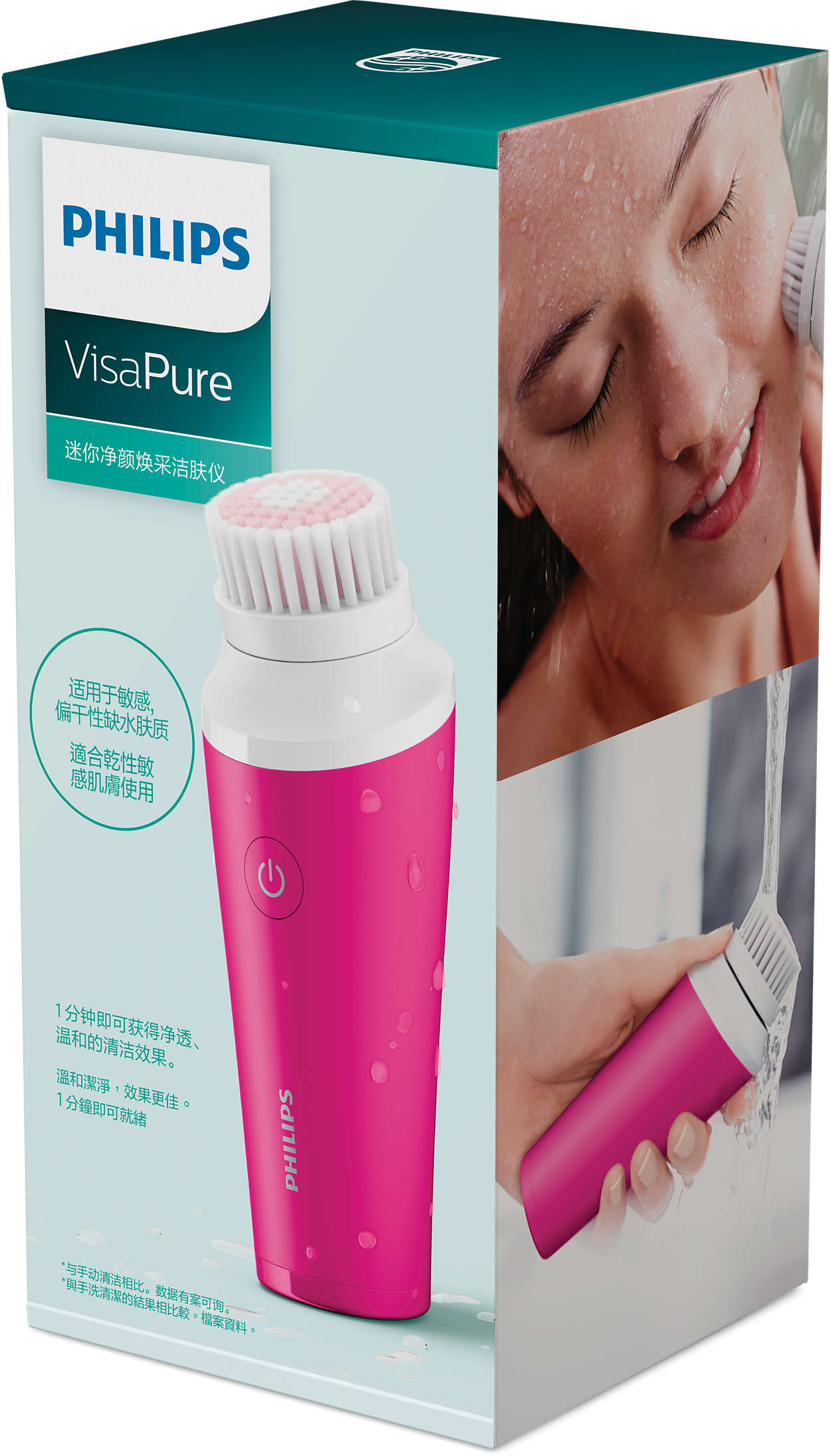 Investigación Teórico Paisaje VisaPure Mini limpiador facial BSC111/08 | Philips