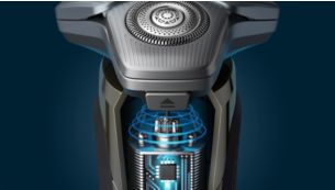 Philips Norelco Shaver 9400 - Afeitadora eléctrica recargable en húmedo y  seco con tecnología SenseIQ y Comfort Glide Ring, S9502/83