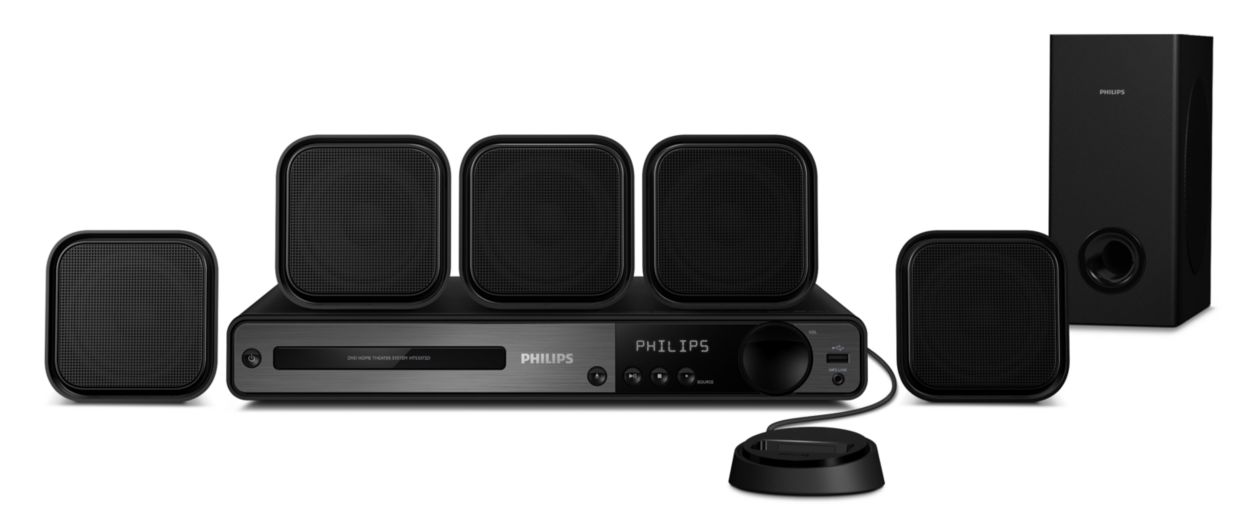 Mando a distancia para Philips HTS3276/98 HTS3377/05 HTS3377/12 HTS3377/51  DVD Home Theater System