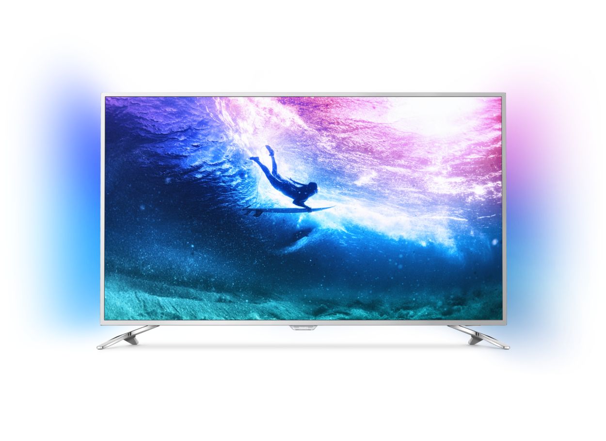 4K UHD Ultra Slim LED TV, ko darbina Android TV