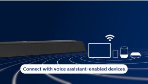 Connects to your favourite voice assistant-enabled devices