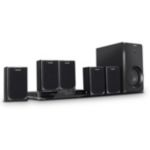 Powerful surround sound from compact speakers