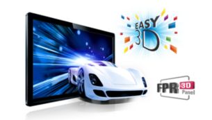 Televizor Easy 3D pro opravdu pohlcující zážitek z 3D filmů