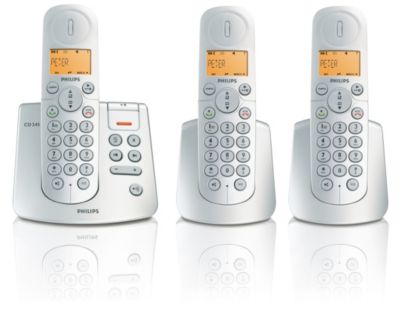 Draadloze Telefoon Met Antwoordapparaat CD2453S/22 | Philips