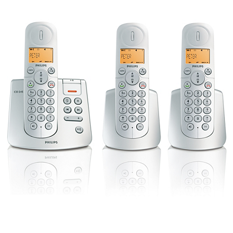 CD2453S/05  Cordless phone answer machine