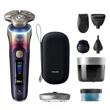 Philips Norelco Shaver i9000 Prestige Ultra Wet&Dry Electric Shaver with SkinIQ Pro
