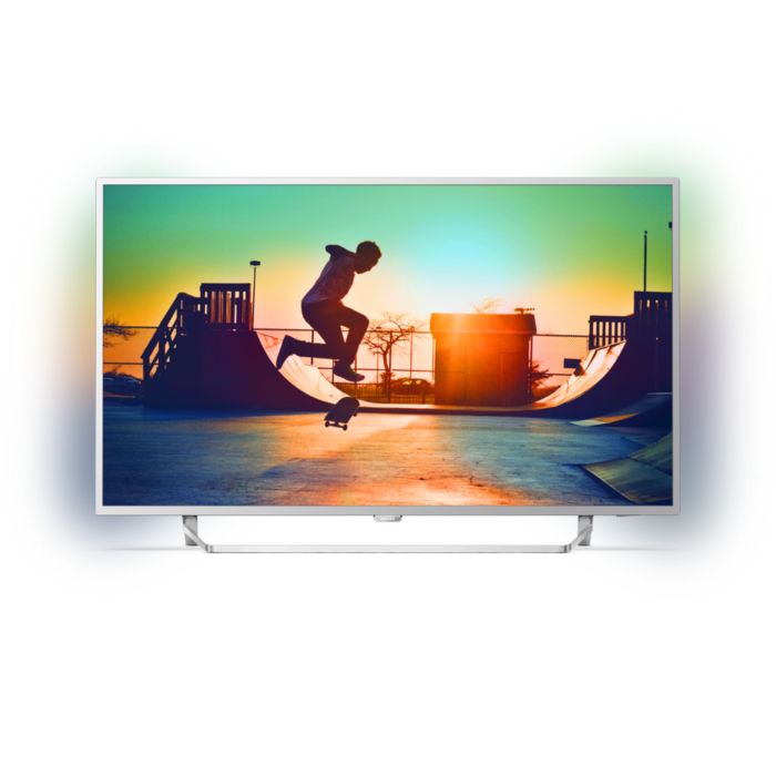 Ultraflacher 4K UHD LED TV powered by Android TV