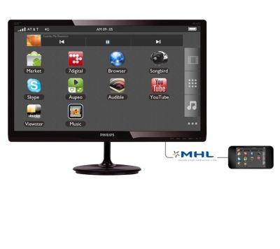 MHL technology for enjoying mobile content on a big screen