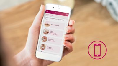 تطبيق Philips Lumea للحصول على تجربة تقنية IPL المخصصة