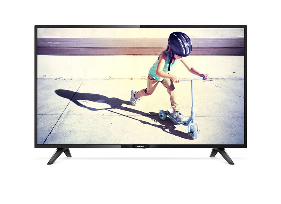 Flacher Full-HD-LED-Fernseher