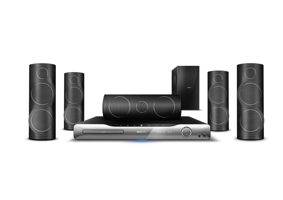 Philips hi fi 5.1 multimedia hot sale home theatre