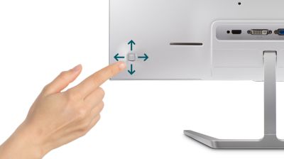 Tecla de alternância EasySelect para acesso rápido aos menus na tela