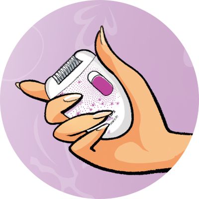 La depiladora compacta elimina el vello desde la raíz