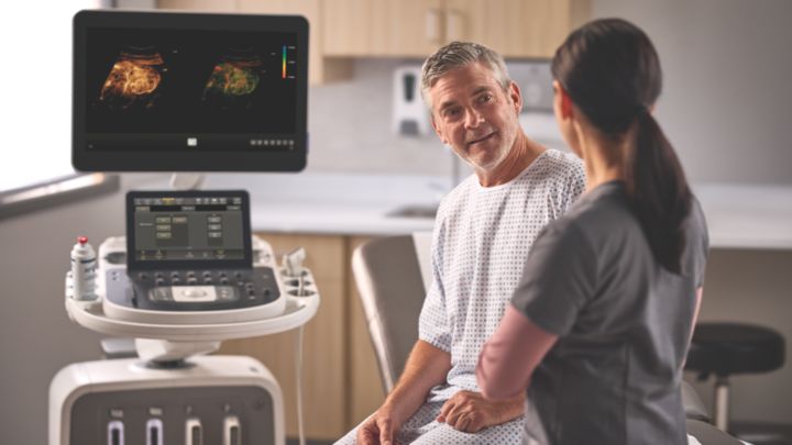 EPIQ Elite GI Ultrasound, CEUS imagen de lesión hepática