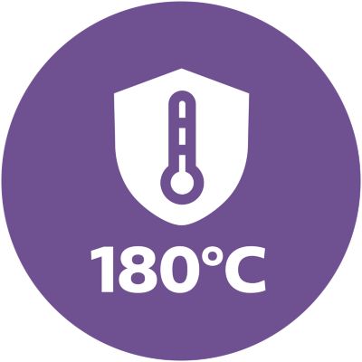 A high heat resistance**,  lightweight material