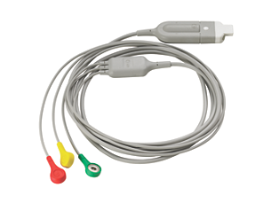 FR3 3-Lead IEC ECG cable