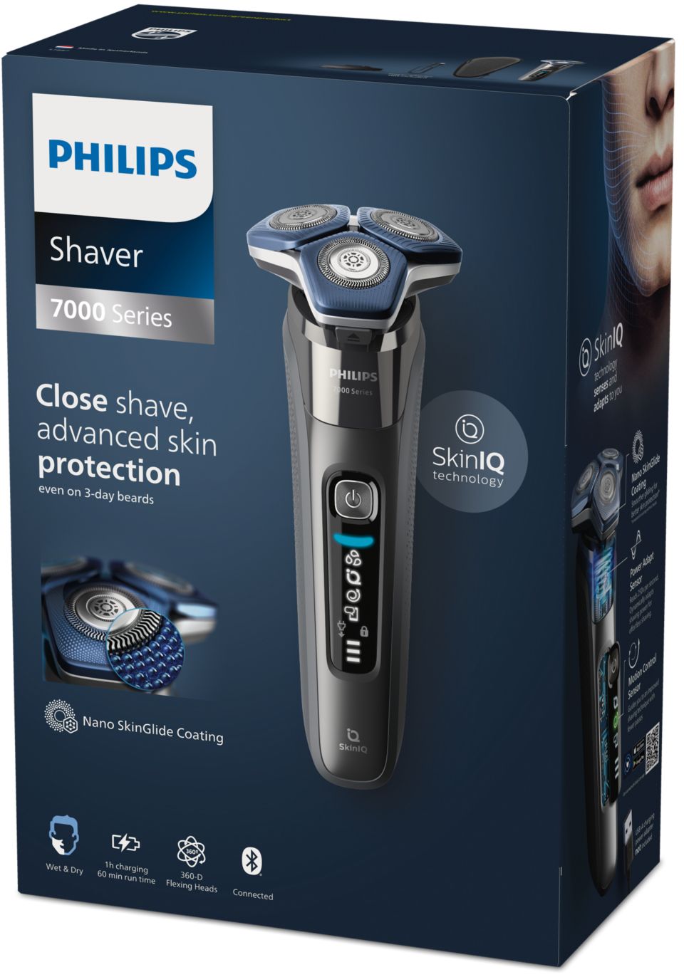 PHILIPS フィリップス S7000 S7887/10 ダー ククローム .