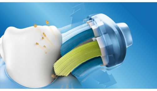 Op til 2 gange bedre for tandkødet end en manuel tandbørste
