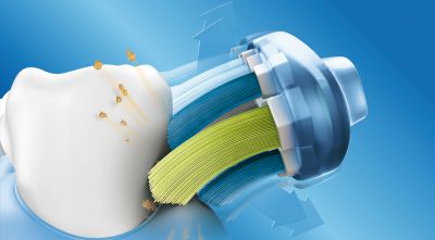 Up to 2 x better for gums than a manual brush