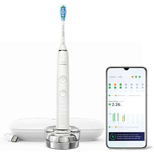 Sonicare DiamondClean 9000 Sonic electric toothbrush with accessories - white