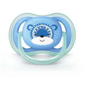 Avent Ty ngậm thông khí, hình gấu, vỉ đơn (6-18M)