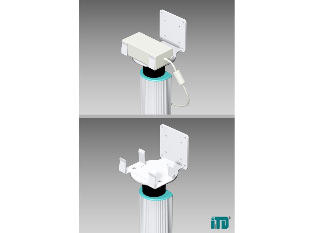 Power supply holder for Philips IntelliVue MP 90 monitor M1097A